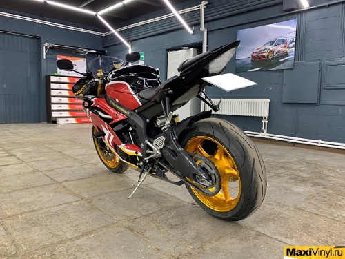 Изготовление наклеек на мотоцикл Yamaha R6