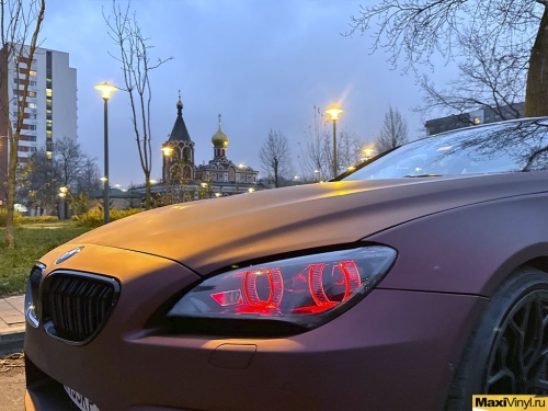 Оклейка BMW 6 F13 в хамелеон
