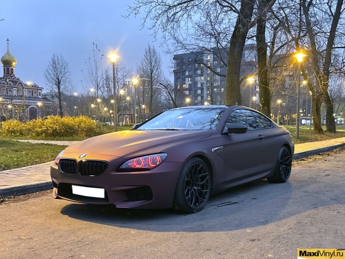 Оклейка BMW 6 F13 в хамелеон