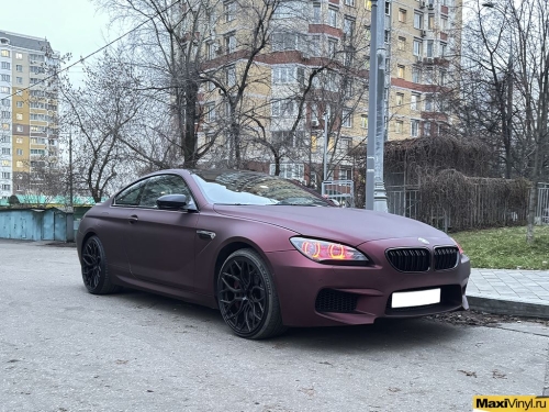 Оклейка BMW 6 F13 в хамелеон
