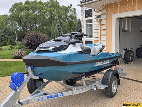 Оклейка гидроцикла Sea-Doo GTX защитной пленкой