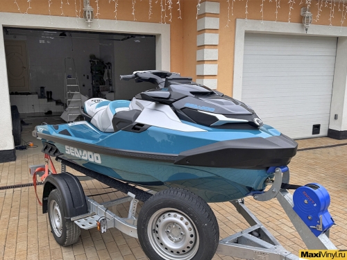 Оклейка гидроцикла Sea-Doo GTX защитной пленкой