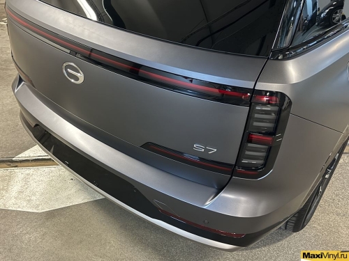 Оклейка зоны риска GAC S7 прозрачным матовым полиуретаном