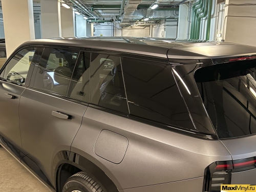 Оклейка зоны риска GAC S7 прозрачным матовым полиуретаном