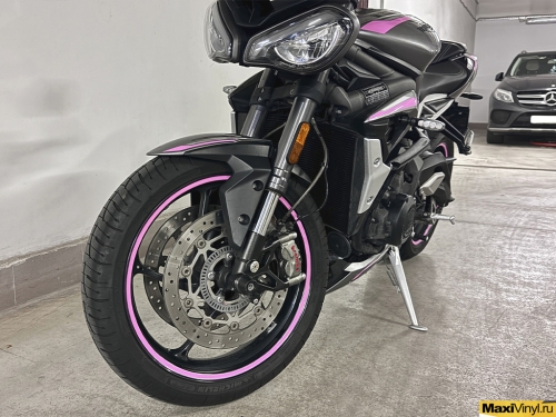 Наклейки на мотоцикл Triumph Street Triple RS