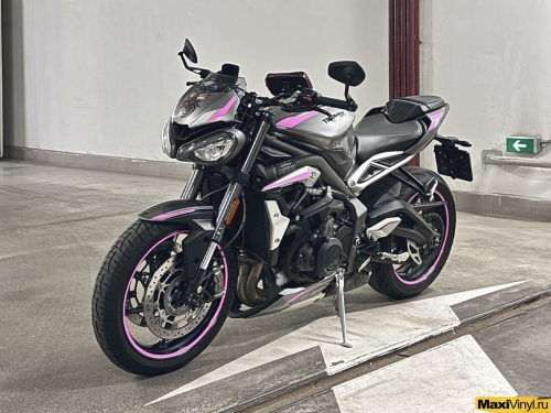 Наклейки на мотоцикл Triumph Street Triple RS