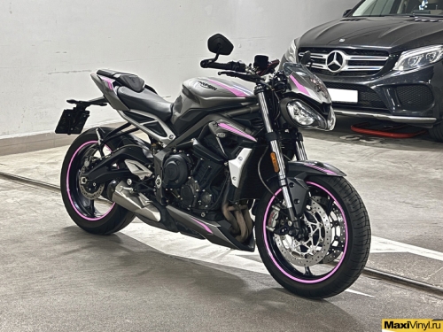 Наклейки на мотоцикл Triumph Street Triple RS