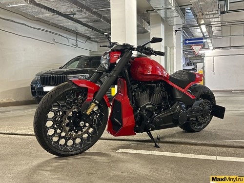 Оклейка Harley-Davidson FXDR Box39 полиуретановой пленкой