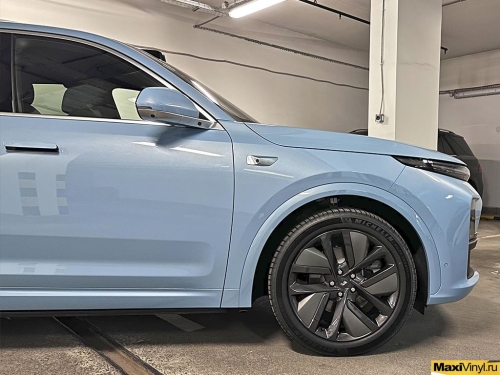 Оклейка зоны риска LiXiang L7 прозрачным глянцевым полиуретаном