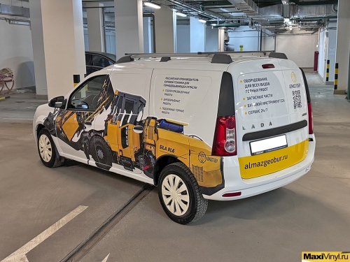 Брендирование Lada Largus для Алмазгеобур