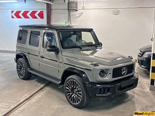 Полная оклейка Mercedes-Benz G class полиуретановой пленкой