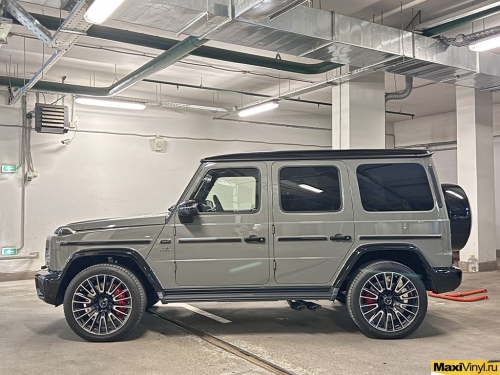 Полная оклейка Mercedes-Benz G class полиуретановой пленкой