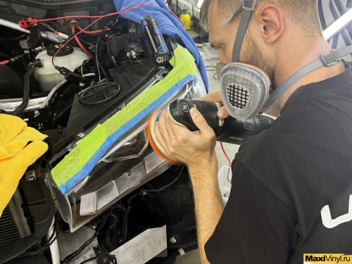 Оклейка BMW X6 F16 в серый матовый металлик