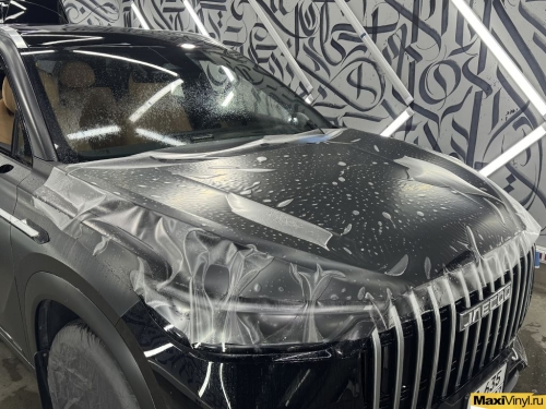 Оклейка Jaecoo J8 прозрачным матовым полиуретаном