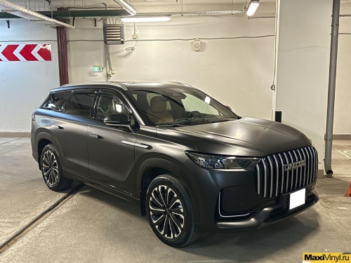 Оклейка Jaecoo J8 прозрачным матовым полиуретаном