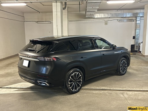 Оклейка Jaecoo J8 прозрачным матовым полиуретаном