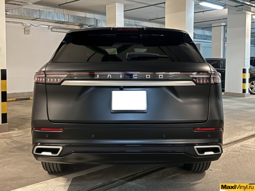 Оклейка Jaecoo J8 прозрачным матовым полиуретаном