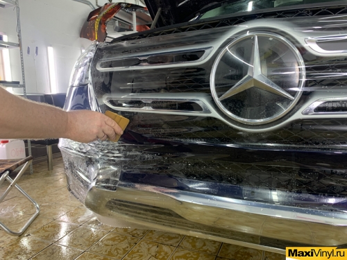Полная оклейка Mercedes-Benz GLE плёнкой Llumar
