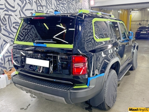 Оклейка Toyota Land Cruiser Prado 250 в полиуретан