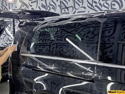 Полная оклейка Mercedes-Benz V class полиуретановой пленкой