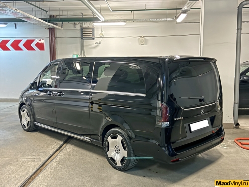 Полная оклейка Mercedes-Benz V class полиуретановой пленкой
