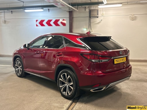 Оклейка зон риска Lexus RX300 прозрачным глянцевым полиуретаном