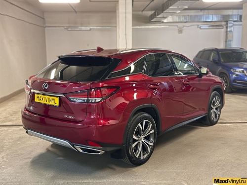 Оклейка зон риска Lexus RX300 прозрачным глянцевым полиуретаном