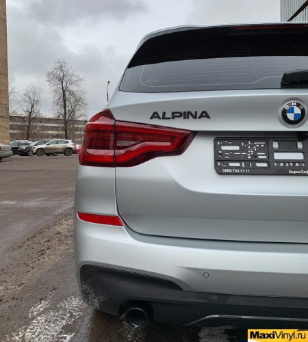 Полная оклейка BMW X3 в прозрачный мат