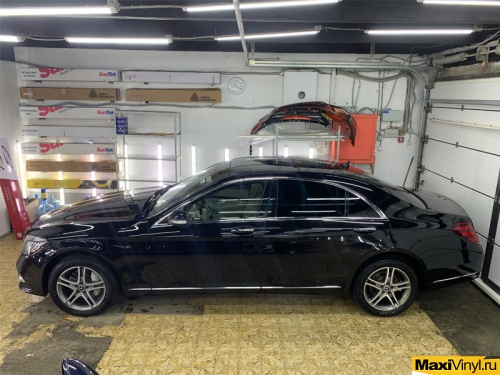 Восстановление хромированных молдингов на Mercedes-Benz S-Class W222