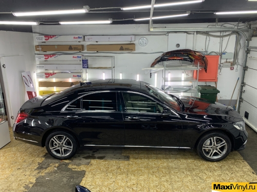 Восстановление хромированных молдингов на Mercedes-Benz S-Class W222