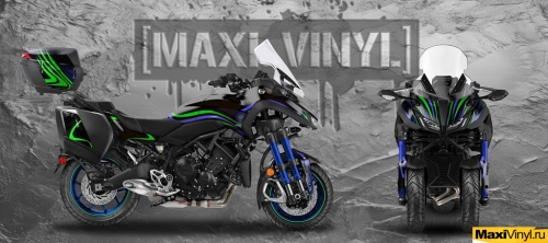 Оклейка трицикла Yamaha Niken серебристой пленкой