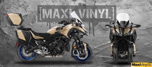 Оклейка трицикла Yamaha Niken серебристой пленкой