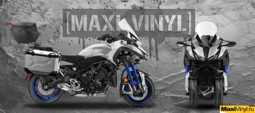Оклейка трицикла Yamaha Niken серебристой пленкой